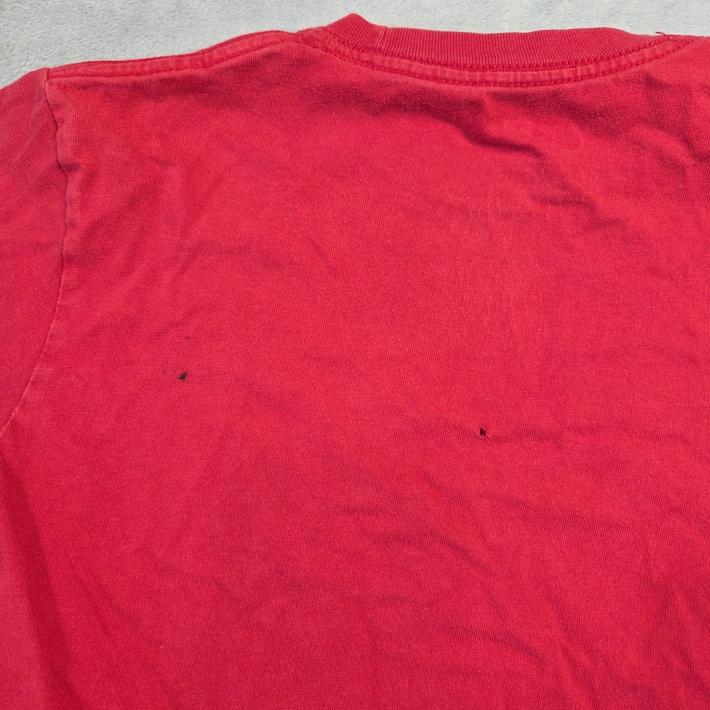 Nike Boys Red Graphic Logo T-Shirt Size M 10-12 Short Sleeve Cotton Tee Casual - Picture 6 of 6